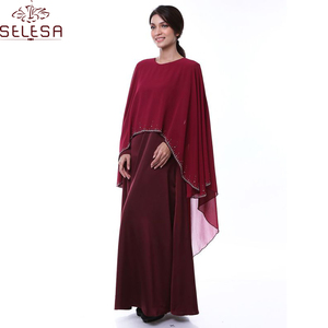 Baju Kurung <span class=keywords><strong>Raya</strong></span> 2020 โมเดิร์น Abaya ชุดมุสลิมผู้หญิง Hijab แฟชั่น Kitenge Designs มุสลิมชุดอิสลาม - Product Image 4