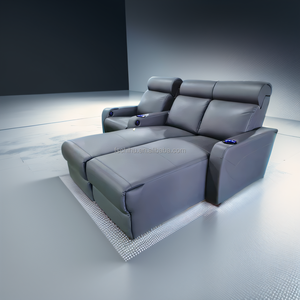 Conjunto moderno de sofá de <span class=keywords><strong>cine</strong></span> <span class=keywords><strong>con</strong></span> elevador eléctrico Cama cómoda para ver películas Marco de madera y metal Directo de fábrica - Product Image 6