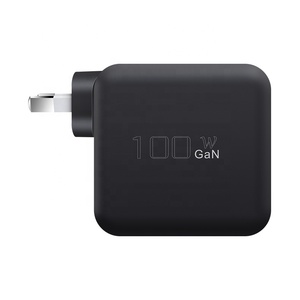 AU Plug 3 puertos 100W GaN <span class=keywords><strong>cargador</strong></span> rápido inteligente PD 3,0 tipo C adaptador de corriente para ordenador portátil con SCP OTP/OVP <span class=keywords><strong>cargador</strong></span> de escritorio de salida de 20V - Product Image 3