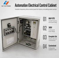 Armoire de commande électrique complète personnalisée 8 kW avec variateur de fréquence (VFD) 380 V pour pompes à eau circulantes industrielles