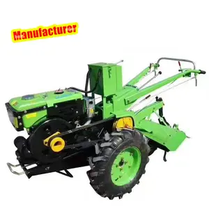 Maquinaria agrícola, gran oferta, Mini motor diésel compacto, tractor eléctrico de 2 ruedas para caminar