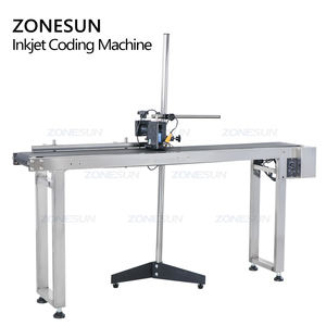 ZONESUN Inkjet Drucker Förderer Förder Tisch Band Träger Sortierung Werkbank PVC Förderband Flasche Box Tasche Aufkleber Förder - Product Image 6