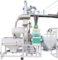 Machine à moudre le maïs entièrement automatique, ligne de production de farine de maïs, équipement de mouture de farine au meilleur prix