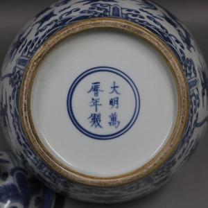 คุณภาพสูงจีนมือวาดสีฟ้าสีขาวรูปแบบ<span class=keywords><strong>มังกร</strong></span> Porcelain ตกแต่งขิงเซรามิค - Product Image 6