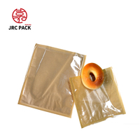 Sacs en plastique transparents personnalisés en gros, imprimés en Bopp/PET/PE, autocollants, petits sacs pour pain, biscuits, emballage plastique, sac Opp