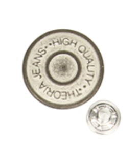 Custom Brand Stainless Steel Copper Iron Brass Metal Silver Rivet and Denim Clothes Jacket Jean <b>Button</b> for Denim - Product Image 6