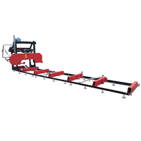 Scierie à rail modulaire, épaisseur maximale de la coupe de 760 mm, structure solide et tête de scie longue durée pour des performances durables