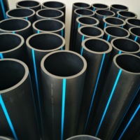 Tubes en plastique polyéthylène (PE) de 315mm pour l'irrigation et l'industrie des villes agricoles-Tuyau d'alimentation en eau et de drainage avec raccord de soudage
