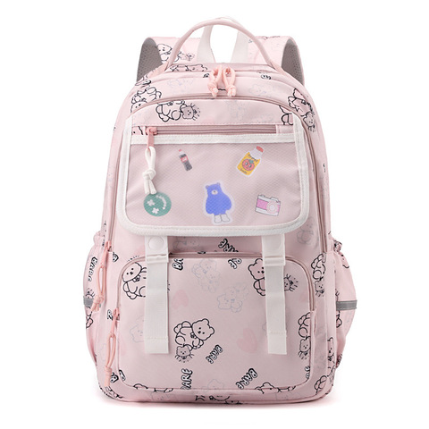 Mochila Escolar 2024 Cute School Bags for Girls Large Capacity Middle High Students Casual Backpack University Teenagers Bookbag