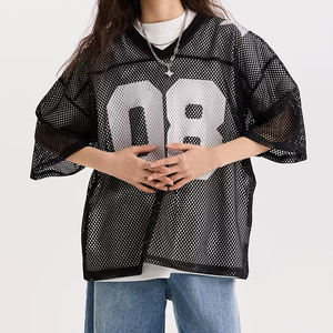 Camiseta Personalizable con Estampado Digital, Cuello en V, Manga Corta, para Hombre, Verano 2026, Estilo Deportivo Informal y Holgado - Product Image 1