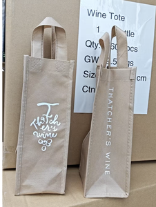 <span class=keywords><strong>Borsa</strong></span> Portabottiglie per 6 Vini in Tessuto Non Tessuto, <span class=keywords><strong>Borsa</strong></span> da Viaggio Riutilizzabile per Vino, Portabottiglie Portatile - Product Image 1