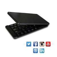 Mini clavier sans fil pliable, clavier pliable portable pour tablette, smartphone, clic silencieux, petit clavier pliable