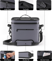 Sac isotherme portable imperméable pour le déjeuner, la randonnée, le camping, les sports, les pique-niques, conception thermique souple et étanche pour la pêche en mer