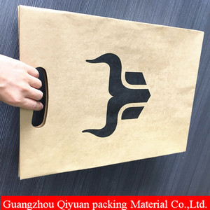Bolsas de papel Kraft marrón de lujo con diseño personalizado, suministros de China, asas troqueladas - Product Image 4