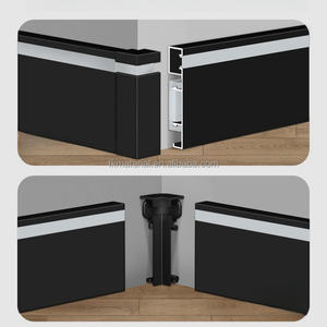 Plinthe en aluminium de haute qualité avec éclairage LED moderne pour utilisation au sol des hôtels, installation facile, durable, résistante à l'eau, <span class=keywords><strong>maison</strong></span> - Product Image 4