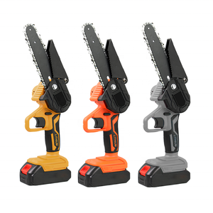 Mini-tronçonneuse sans fil Ananke Tools avec guide-chaîne de 6 pouces, machine à couper les branches de bois de qualité industrielle et pour le bricolage, fonctionnant sur batterie - Product Image 2