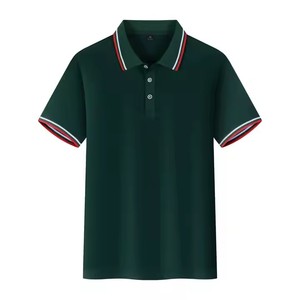 Polo deportivo de secado rápido para hombre-Camiseta de rendimiento de manga corta con logotipo impreso personalizado - Product Image 6