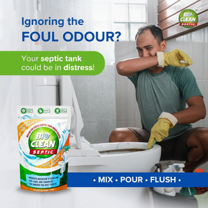 Limpiador de inodoros sostenible usando BIOCLEAN SEPTIC - Product Image 1