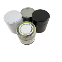 Boîtes de Matcha en fer blanc 30-40G en gros avec couvercle à vis hermétique autocollants d'étiquette personnalisée pour l'emballage en métal alimentaire de poudre de café Latte