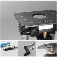 Máquina de grabado con tapa de elevación para carpintería, fresadora eléctrica de madera, máquina cortadora, placa de inserción de enrutador para banco de trabajo de carpintería
