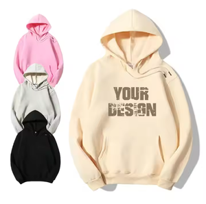 Vente en gros dropshipping pull en molleton à la mode sweat à capuche personnalisé décontracté pulls pour hommes 100% sweat à capuche vierge en coton personnalisé - Product Image 1
