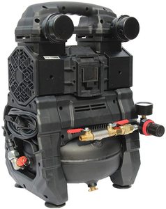 Compresor de aire sin escobillas portátil silencioso alimentado por batería de 18V AC/DC con tanque de 5L para herramientas neumáticas - Product Image 2