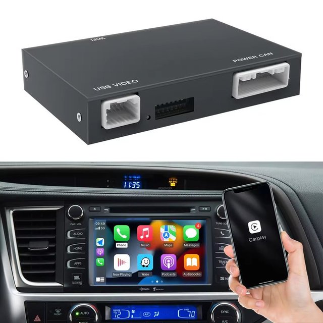 Wireless Android Auto for TOYOTA Touch2 Entune2.0 2014-2019 Corolla Camry for RAV4 Highlander Tundra 4Runner Carplay Kits