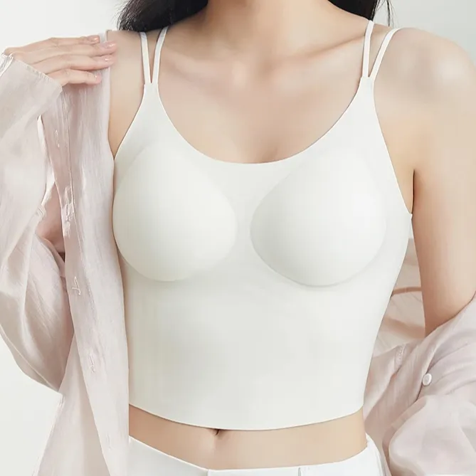 Summer Removable belt wire free bra non- two wear bra sexy top half cup push up bra