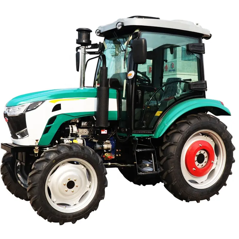 Titan yeni çin tarım ekipmanları 100HP çiftlik <span class=keywords><strong>traktör</strong></span>ü kapalı <span class=keywords><strong>kabin</strong></span> ile