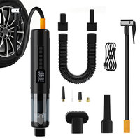 Pompe à air portable 12V pour pneus, gonfleur de pneus pour voiture, vélo, ballon de football, en ABS, avec moniteur de pression des pneus 150 psi