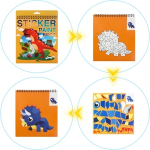 Libro adesivo riutilizzabile artigianato vernice con adesivo libro <span class=keywords><strong>di</strong></span> apprendimento attività <span class=keywords><strong>di</strong></span> viaggio libro <span class=keywords><strong>per</strong></span> ragazzi e ragazze regalo <span class=keywords><strong>di</strong></span> <span class=keywords><strong>compleanno</strong></span> <span class=keywords><strong>per</strong></span> <span class=keywords><strong>feste</strong></span> Set - Product Image 4