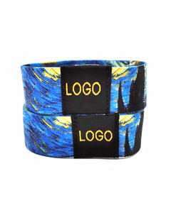 Tùy Chỉnh Polyester Vải Đàn Hồi Bracelet <span class=keywords><strong>Wristband</strong></span> Vải Đàn Hồi RFID/<span class=keywords><strong>NFC</strong></span> Cổ Tay Ban Nhạc Với Logo Tùy Chỉnh - Product Image 2