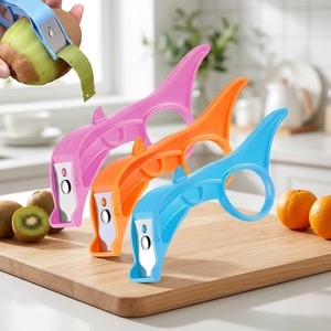 Pelador de Frutas y <span class=keywords><strong>Verduras</strong></span>, Cortador de Patatas y <span class=keywords><strong>Naranjas</strong></span>, Acero Inoxidable, Herramienta Manual Portátil para Pelar en la Cocina - Product Image 1