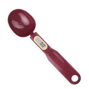 Básculas de cuchara Peso digital Gramos Básculas de cuchara medidora con pantalla LCD precisa para dispensar granos de café, leche, harina - Product Image 3