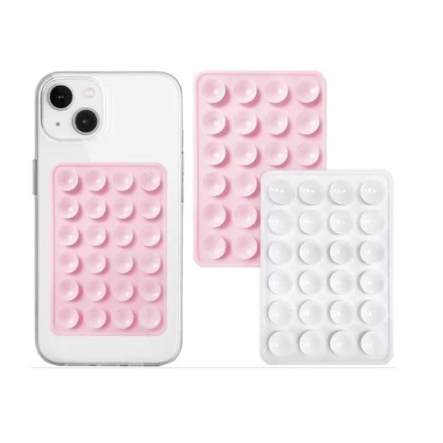 2026 New Design Silicone Suction Cup Phone Holder Silicone Adhesive Suction Phone Mount with Suction Cup