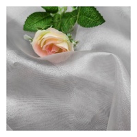 YS-004 Tissu organza brillant et scintillant de haute qualité 100% polyester pour robe de mariée et voile