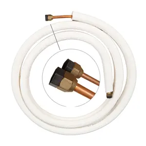 Hot Sales 15ft Refrigeration 1/4" X 3/8" Copper Pipe Kit For Air Conditioner