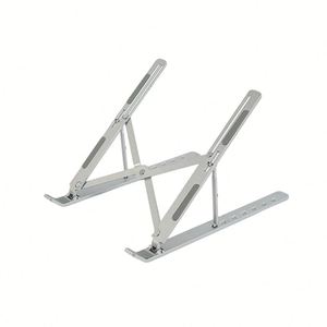 Nouveau support portable en aluminium pour ordinateur 2025 – Réglage de la hauteur en 6 positions, patins en silicone antidérapants, ouverture rapide en 1 seconde sans outils pour ordinateur portable - Product Image 4