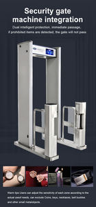 หน้าจอสัมผัสแบบผสมประตูนิรภัยอัจฉริยะทนทาน33โซนสำหรับสนามบิน - Product Image 3