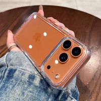 Coque en acrylique transparente anti-chute pour iPhone 17 Pro Max et iPhone 17 Pro