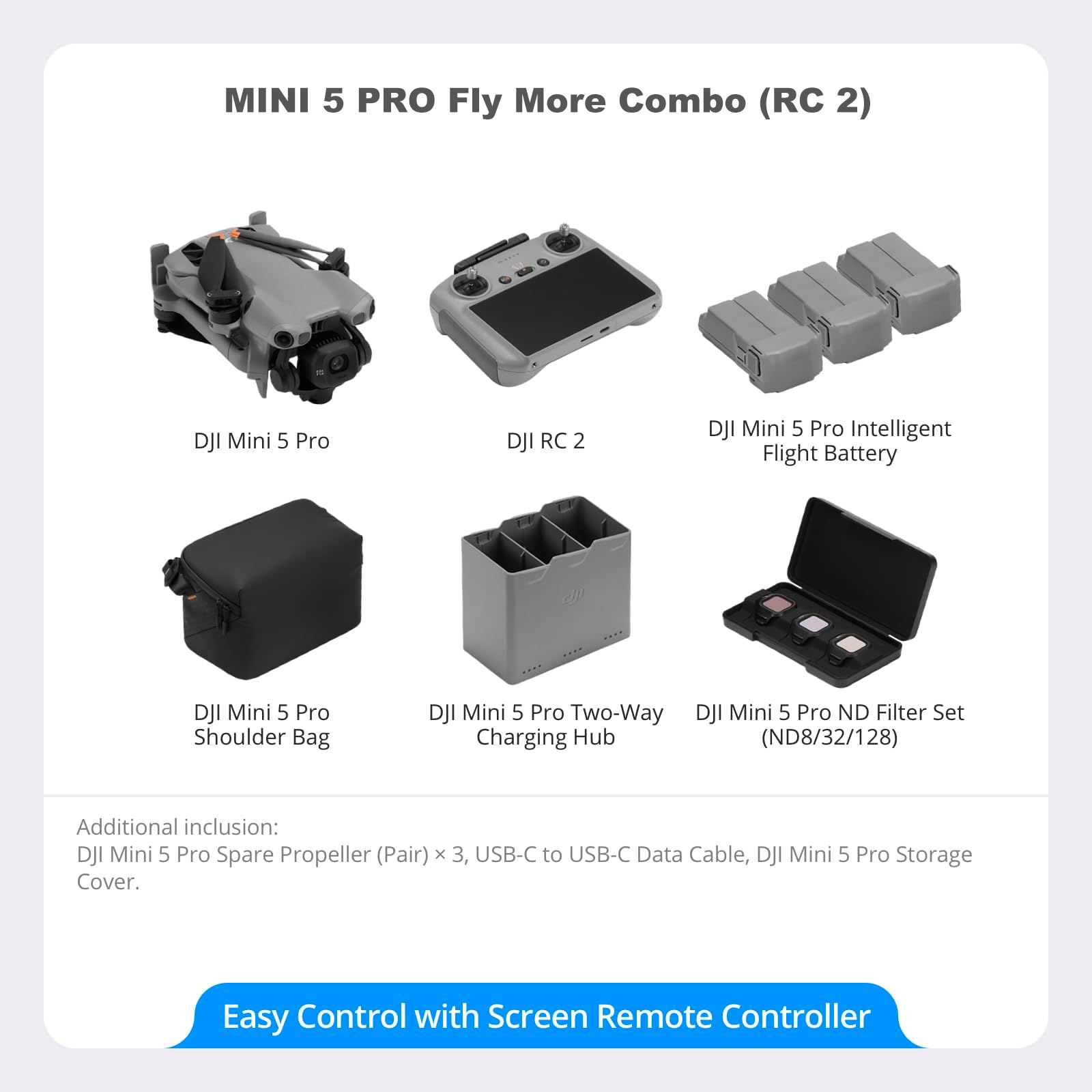 MINI 5 PRO Combinaison Voler Plus (RC 2)