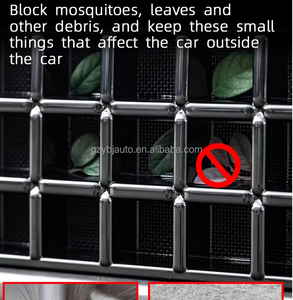 Accesorios para coche YBJ 2025-2027 para <span class=keywords><strong>Land</strong></span> <span class=keywords><strong>Cruiser</strong></span> Prado LC250 malla de parachoques de red antiinsectos rejilla de repuesto de 3 piezas - Product Image 6