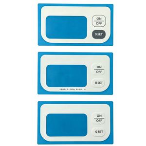 Panneau de commande à membrane personnalisé avec superposition graphique PET et clavier à touches, avec fenêtre LED pour dispositif de pesage - Product Image 2