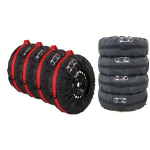 Housse de protection anti-poussière pour pneu de rechange, portable, pour camping, extérieur, robuste, professionnelle, haute pression, compacte, mini, durable, lot de 4 - Product Image 1