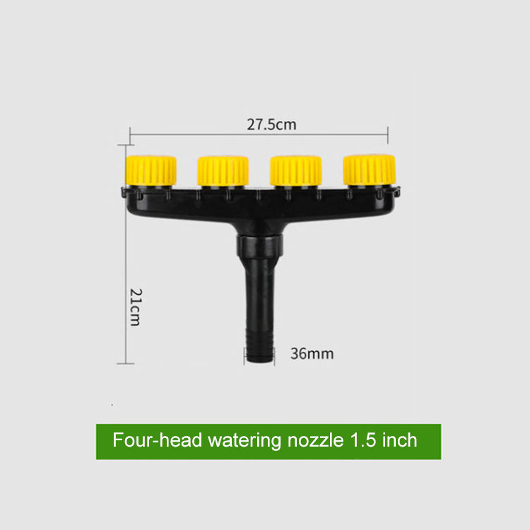 4 nozzles spray gas with 1.5 inch interface