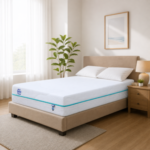 Colchón de espuma de doble confort con lados suaves y firmes para un soporte flexible al dormir en hogares, hoteles y habitaciones de huéspedes, para venta al por menor. - Product Image 1