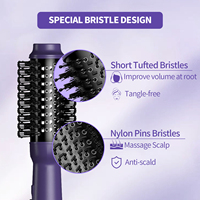 Peigne 3 en 1 rotatif volumateur en une étape Revair Reverse-Air sèche-cheveux et fer à lisser brosse sèche-cheveux