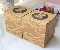 Boîtes d'expédition personnalisées en papier kraft pour tasses à thé en verre de 16 oz