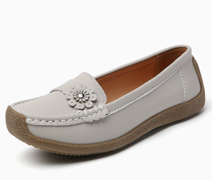 A288 scarpe basse da <span class=keywords><strong>donna</strong></span> Casual con suola morbida e superficie morbida, comode scarpe da <span class=keywords><strong>donna</strong></span> con fagioli Plus Size, mocassini <span class=keywords><strong>primaverili</strong></span> - Product Image 3