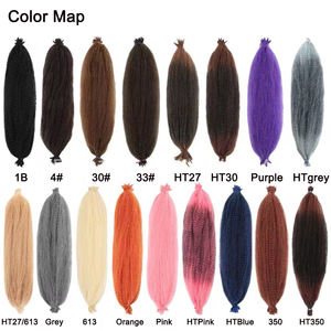 Vente en gros d'usine pré-séparé synthétique Marley Crochet tresses <span class=keywords><strong>Afro</strong></span> printemps torsion Double trame vendeur de <span class=keywords><strong>cheveux</strong></span> - Product Image 2